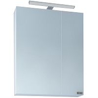 Зеркальный шкаф СанТа Стандарт 60 с подсветкой Белый