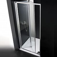 Душевая дверь в нишу Cezares Anima BS 80 профиль Хром стекло прозрачное