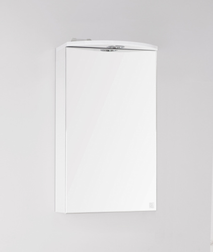 Зеркальный шкаф Style Line Эко стандарт Альтаир 40 С с подсветкой Белый фото 7