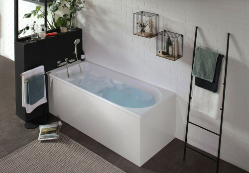 Фронтально-торцевая панель для ванны Jacob Delafon Elite 170 E6D080-00 Белая фото 3