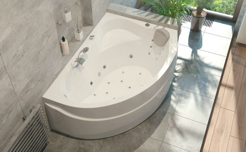 Фронтальная панель для ванны 1MarKa Catania 150 R/L 02кт1510 Белая фото 4