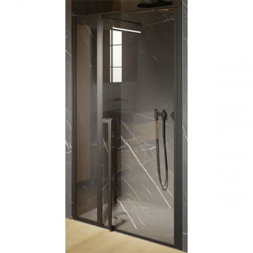 Душевая дверь Riho Lucid GD104 120х10 GD112B000 профиль Черный стекло прозрачное