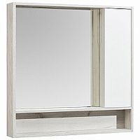 Зеркало со шкафом Акватон Флай 100 1A237802FAX10 Белый Дуб крафт