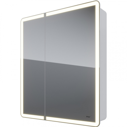 Зеркальный шкаф Dreja Point 70 99.9033 с подсветкой Белый с инфракрасным выключателем фото 2