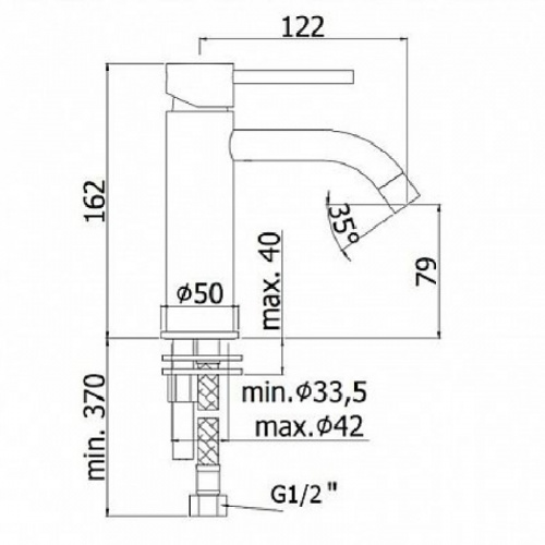 Смеситель для раковины Paffoni Light LIG071BO Белый матовый фото 4