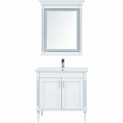 Комплект мебели для ванной Aquanet Селена 70 273433 Белый Серебро фото 2