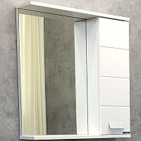 Зеркало со шкафом Comforty Модена М-60 00-00001639 Белое матовое