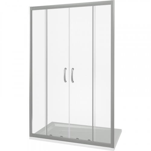 Душевая дверь в нишу Good Door Infinity WTW-TD-150 150 профиль Хром стекло прозрачное