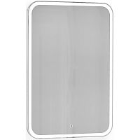 Зеркальный шкаф Jorno Modul 50 Mol.03.50/P/W/JR с подсветкой Белый
