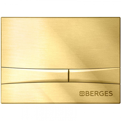 Клавиша смыва Berges Wasserhaus Novum F9 040059 Золото глянцевое