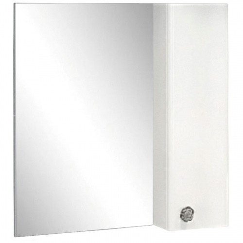 Зеркальный шкаф Comforty Флоренция 70 3130350 Белый глянец
