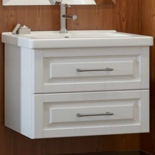 Комплект мебели для ванной Opadiris Сити 80 подвесной Белый матовый фото 2