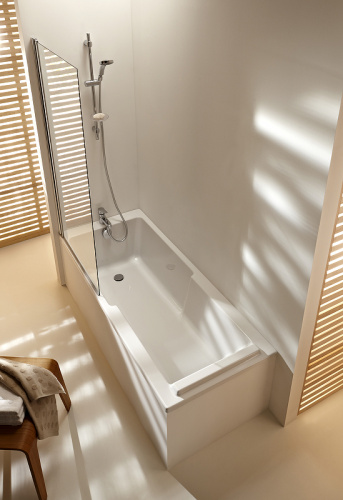 Фронтальная панель для ванны Jacob Delafon Struktura 170х70 E6D308RU-00 Белая фото 2