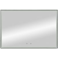 Зеркало Art&Max Arezzo AM-Are-1200-800-DS-FC-H-Nero с подсветкой с сенсорным выключателем Черное