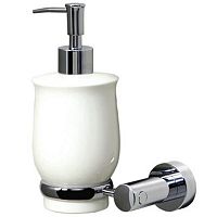 Дозатор для жидкого мыла WasserKRAFT K-24299 Хром Белый