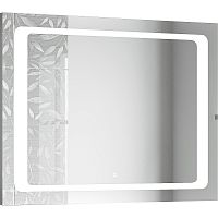 Зеркало Континент Quattro 915х685 ЗЛП30 с подсветкой с сенсорным выключателем
