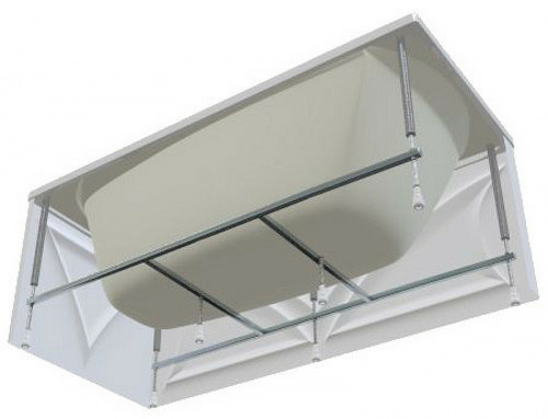 Торцевая панель для ванны 1MarKa Elegance/Classic /Modern 70 R/L 02кл70б Белая фото 4
