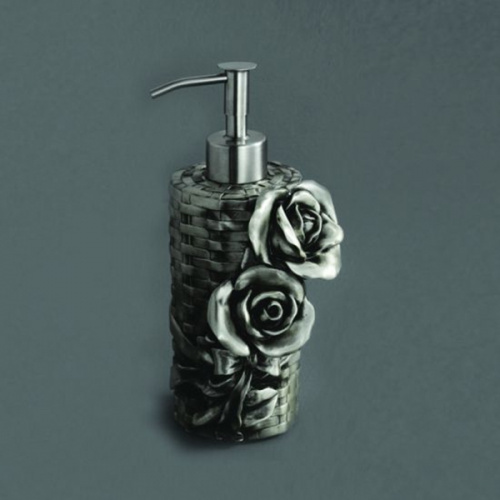 Дозатор для жидкого мыла Art&Max Rose AM-B-0091A-T Серебро фото 2