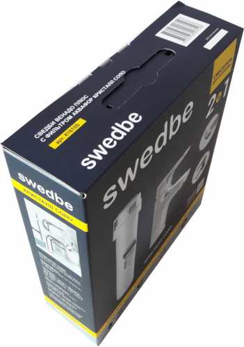 Смеситель для раковины Swedbe Venado Plus K1615S с фильтром Хром фото 4