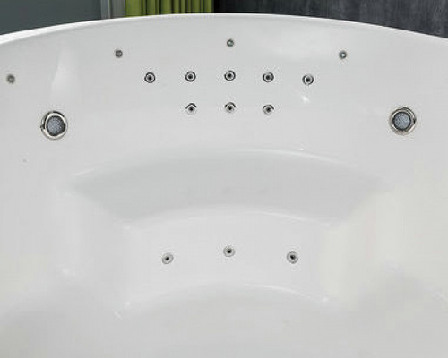 Акриловая ванна Gemy G9540 K 220х220 с гидромассажем фото 4