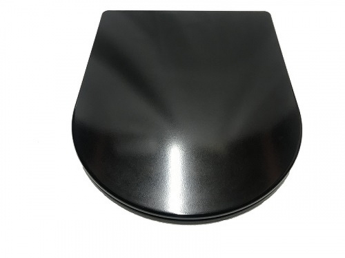 Унитаз CeramaLux NS-5178-18 подвесной Черный с сиденьем Микролифт фото 3
