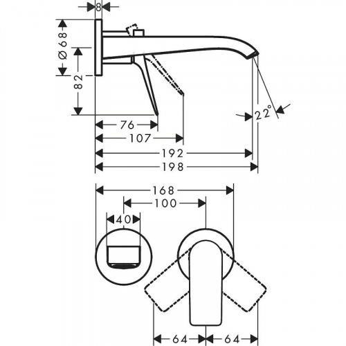 Смеситель для раковины Hansgrohe Vivenis 75050000 Хром фото 3