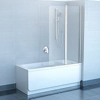 Шторка для ванны Ravak Chrome CVS2-100 L блестящий+стекло Transparent